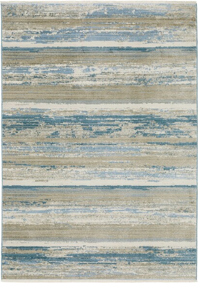 Oriental Weavers Bauer 042L2 Blue and  Beige