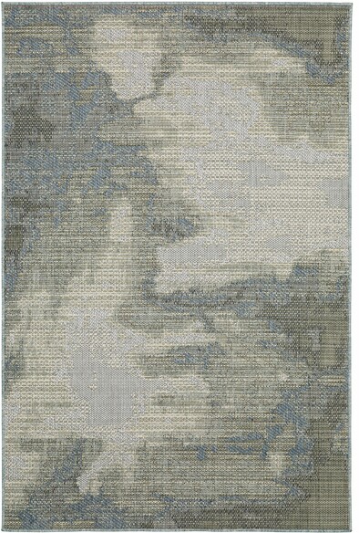 Oriental Weavers Cyprus 2101B Grey and  Blue