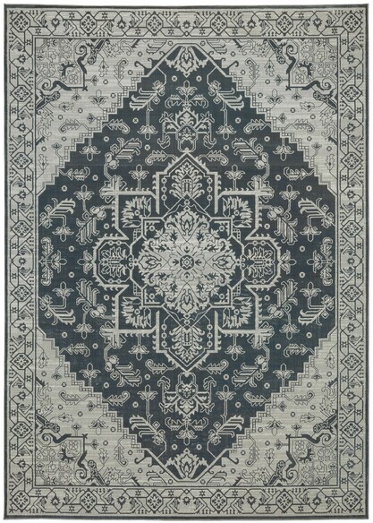 Oriental Weavers Intrigue INT07 Blue and  Grey