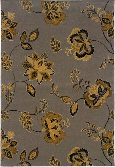 Oriental Weavers Stella 3214A Grey and  Gold