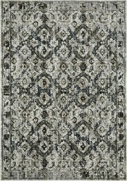 Oriental Weavers Gemini 1003E Charcoal and  Grey