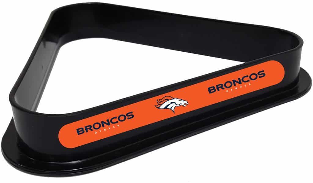 Denver Broncos Plastic 8-Ball Rack