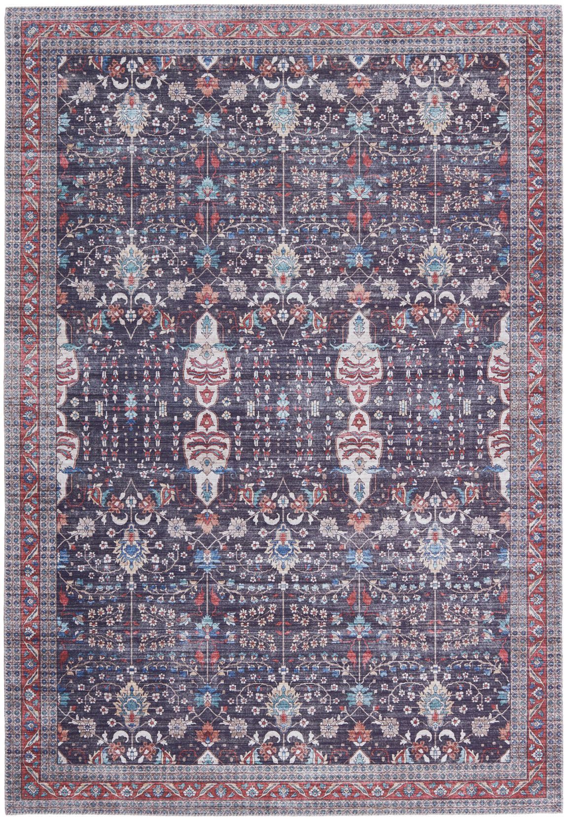 Jaipur Vibe Kalesi Calla Kls02 Blue Blue Area Rug Free Shipping