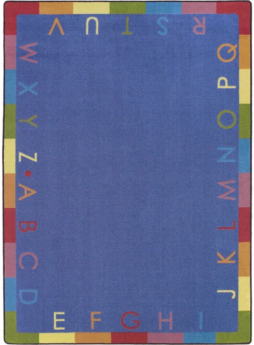 Joy Carpets Kid Essentials Rainbow Alphabet Pastel Area Rug | Free Shipping