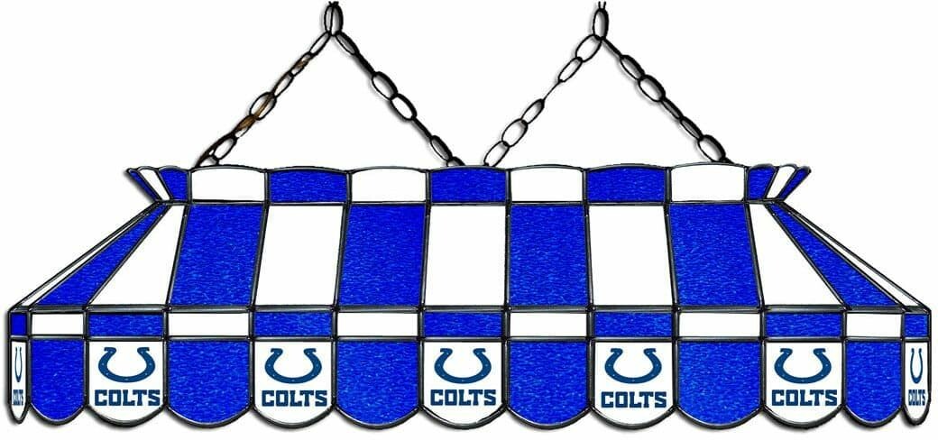 NFL INDIANAPOLIS COLTS 40 GLASS LAMP 18-1022