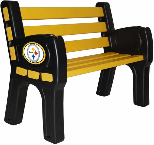 NFL PITTSBURGH STEELERS PARK BENCH 188-1004