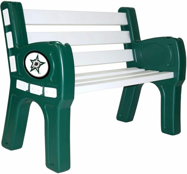 NHL DALLAS STARS PARK BENCH 488-4020