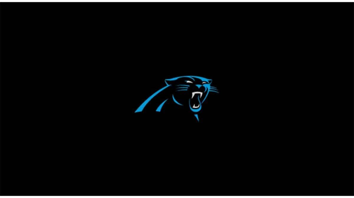 NFL CAROLINA PANTHERS 8' BILLIARD CLOTH 52-1017