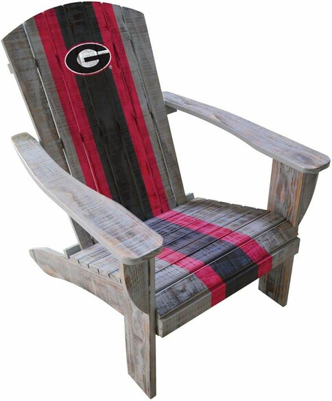 COLLEGE UNIVERSITY OF GEORGIA WOODEN ADIRONDACK CHAIR 711-7008