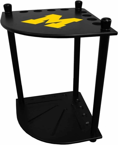 COLLEGE UNIV OF MICHIGAN CORNER CUE RACK 778-3009