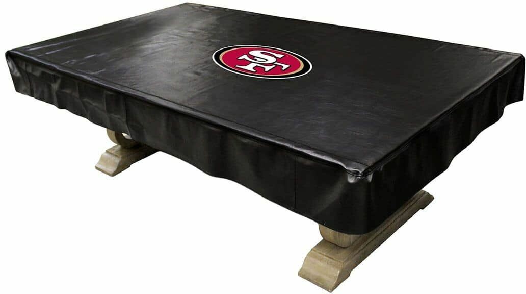 NFL SAN FRANCISCO 49ERS 8' DELUXE POOL TABLE COVER 80-1005