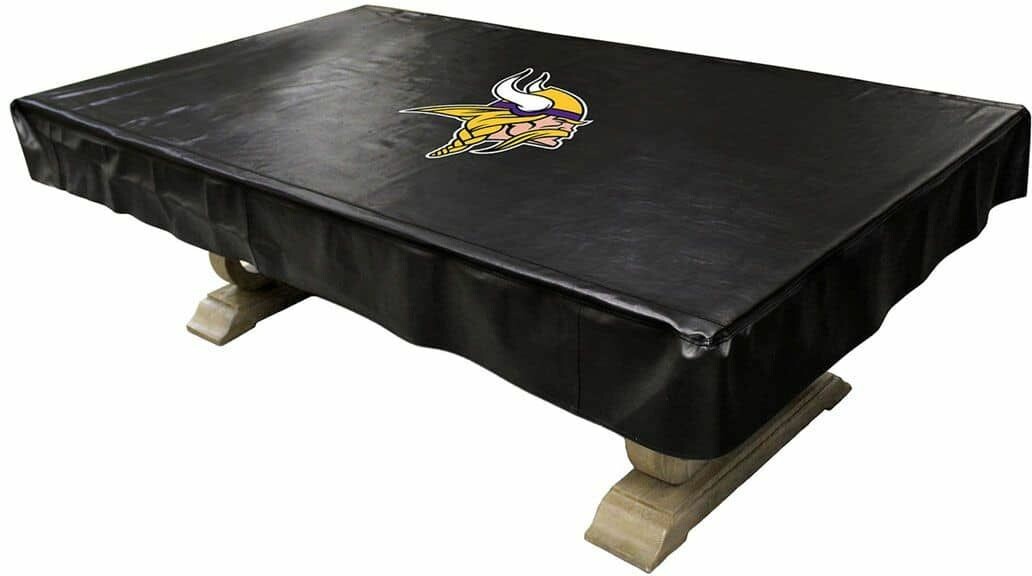 NFL MINNESOTA VIKINGS 8' DELUXE POOL TABLE COVER 80-1007