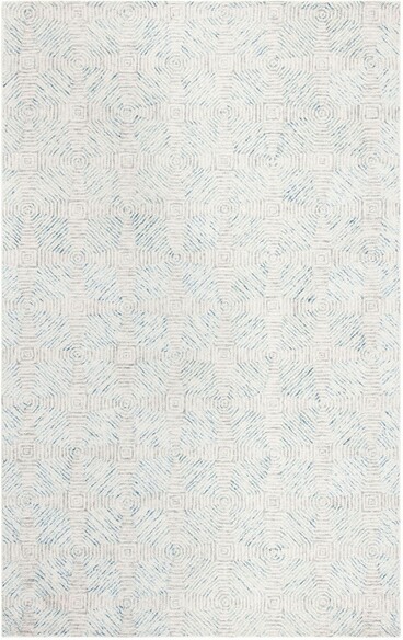 Safavieh Abstract ABT654A Ivory and Light Blue