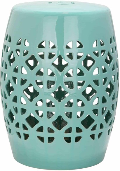 CIRCLE LATTICE GARDEN STOOL