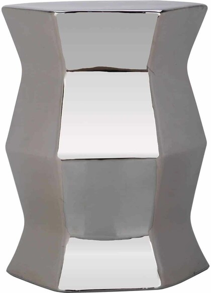 MODERN HEXAGON GARDEN STOOL