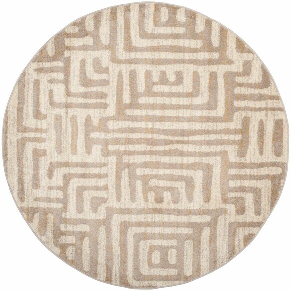 Safavieh Amsterdam AMS106A Ivory and Mauve