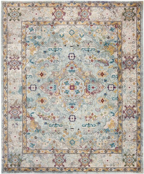 Safavieh Aria ARA183E Beige and Blue