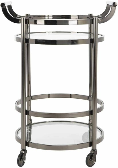 SIENNA 2 TIER ROUND BAR CART