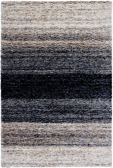 Safavieh Berber Shag BER414F Grey and Charcoal