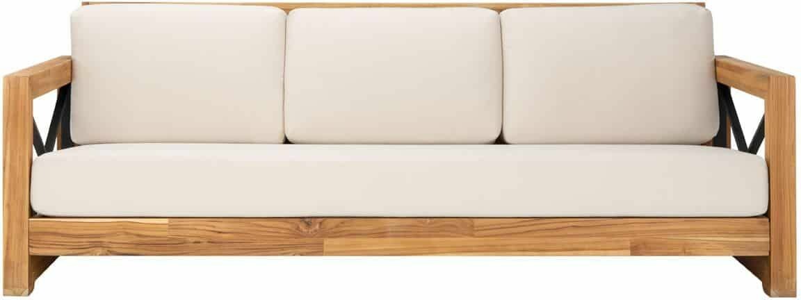 CURACAO TEAK 3-SEAT SOFA