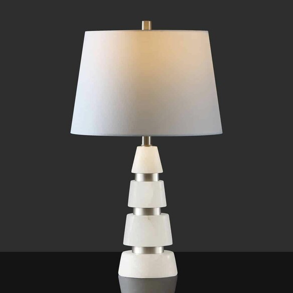 ZHANG ALABASTER TABLE LAMP