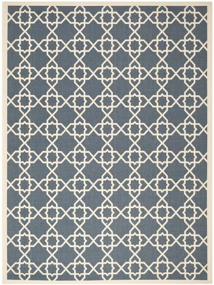 Safavieh Courtyard CY6032268 Navy and Beige