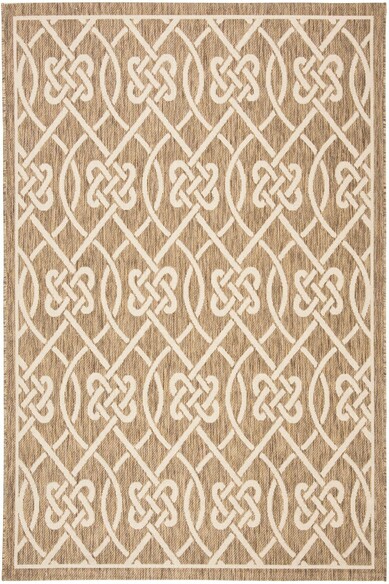 Safavieh Courtyard CY6302232 Mocha and Light Beige