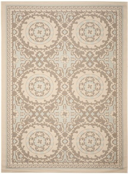 Safavieh Courtyard CY705979A18 Beige and Dark Beig