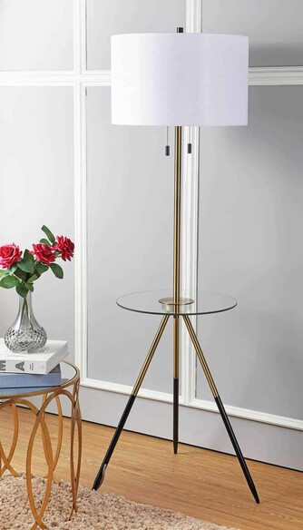 MORRISON FLOOR LAMP SIDE TABLE