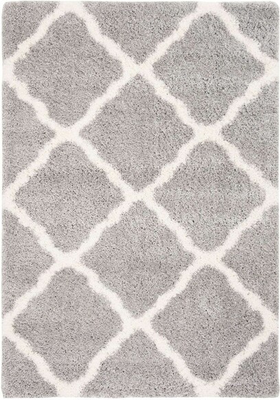 Safavieh Fontana Shag FNT821G Grey and Cream