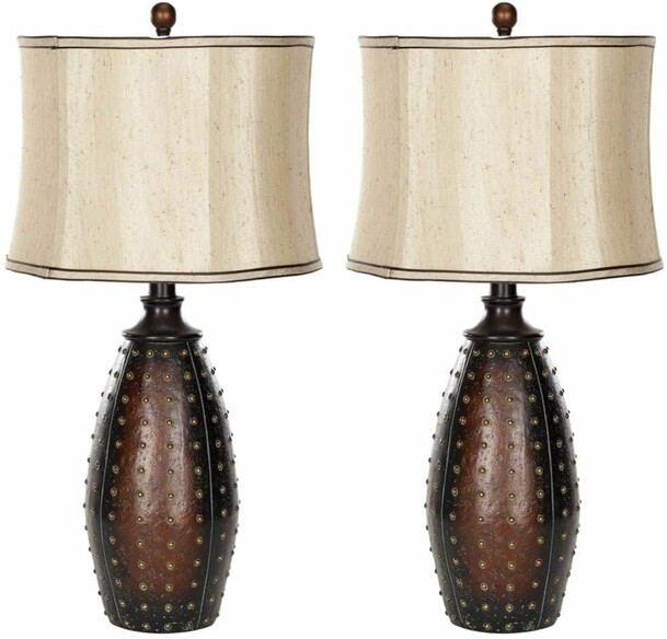 SANTA FE FAUX LEATHER LAMP