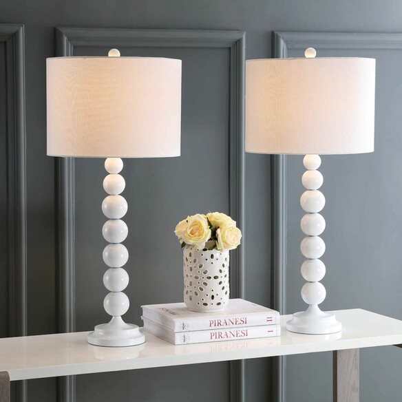 JENNA STACKED BALL TABLE LAMP