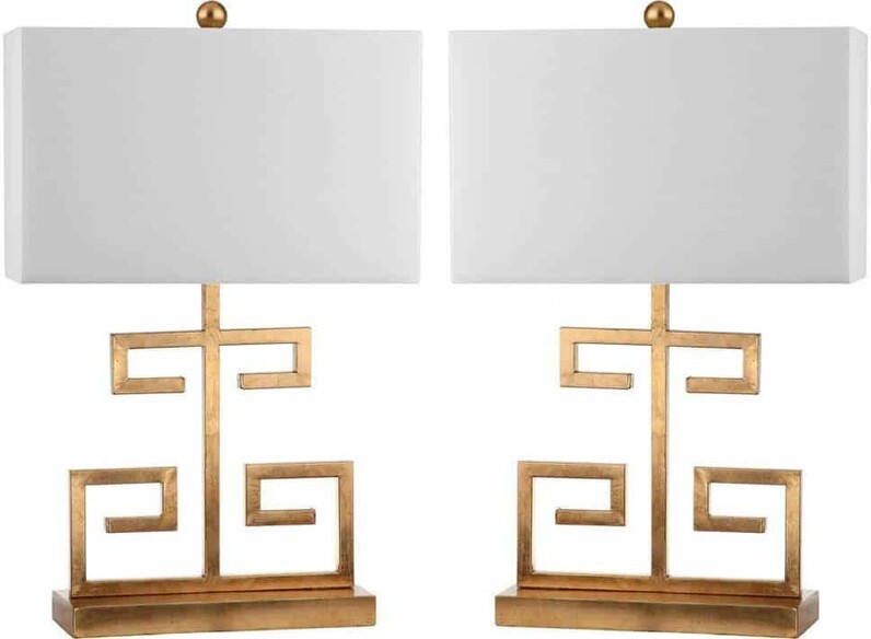 GREEK KEY TABLE LAMP