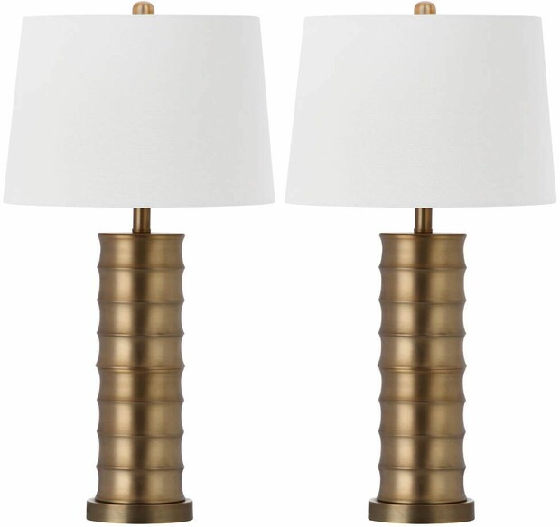 LINUS BRASS COLUMN LAMP