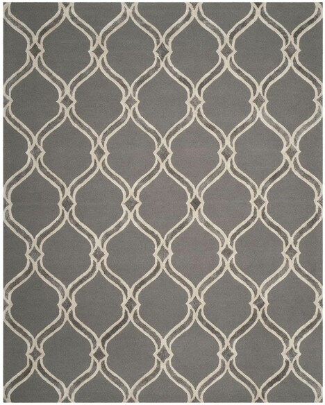 Safavieh Manchester MNH540A Dark Grey and Ivory