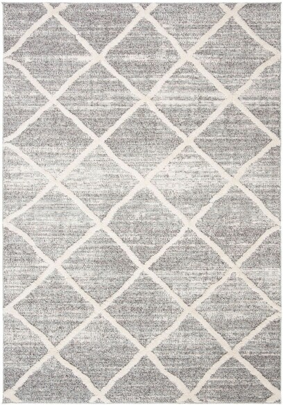 Safavieh Martha Stewart Lucia Shag MSR0720A White and Light Grey