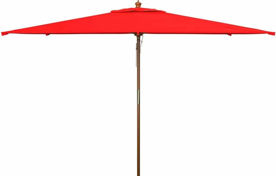 AKLIN 10FT WOOD UMBRELLA