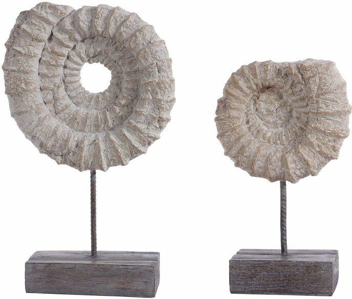 LENA SET OF 2 CONCH SHELL TABL