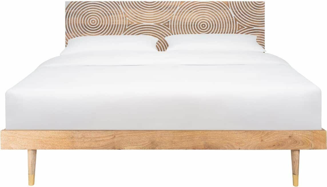 DALVIN WOOD PLATFORM BED