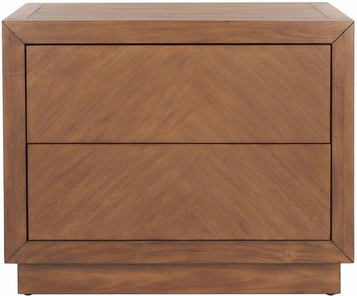 STEVE 2 DRAWER WOOD NIGHTSTAND