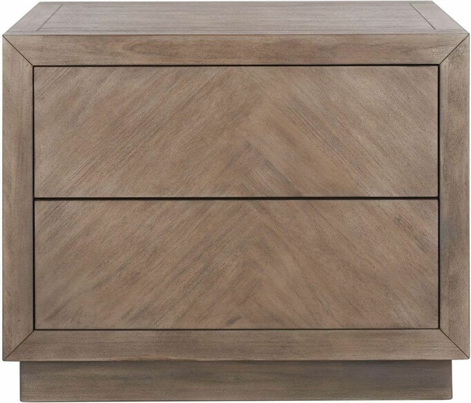 STEVE 2 DRAWER WOOD NIGHTSTAND