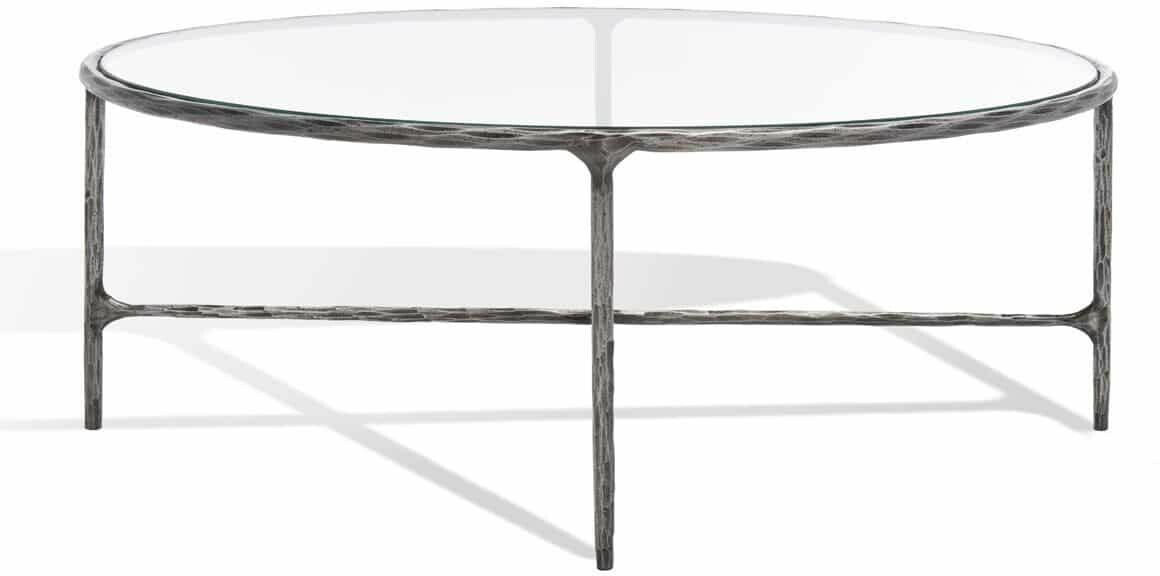 JESSA OVAL METAL COFFEE TABLE