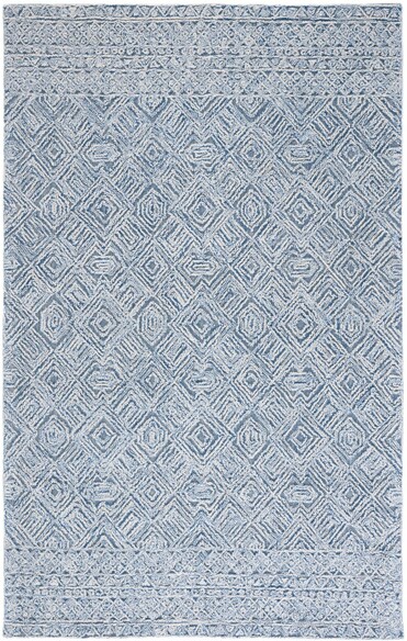 Safavieh Textual TXT201M Blue and Ivory