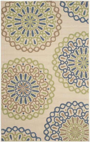 Safavieh Veranda VERB092D Cream and Blue