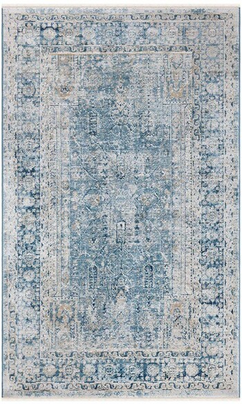 Safavieh Victoria VIC997N Blue and Ivory