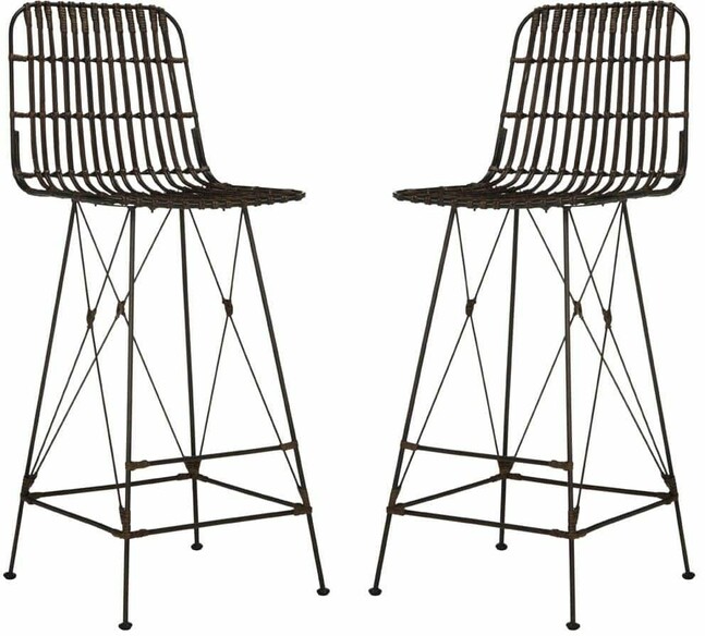 MINERVA WICKER BAR STOOL