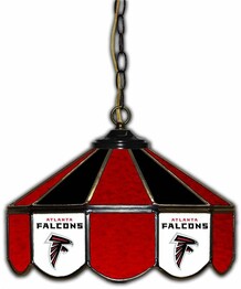 NFL ATLANTA FALCONS 14 GLASS PUB LAMP 133-1030
