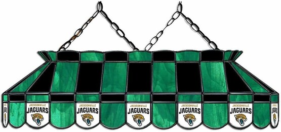 NFL JACKSONVILLE JAGUARS 40 GLASS LAMP 18-1015