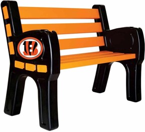 NFL CINCINNATI BENGALS PARK BENCH 188-1023