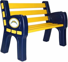 NFL LOS ANGELES CHARGERS PARK BENCH 188-1036